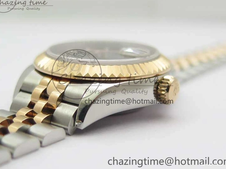 1218 Datejust 28mm 279173 SS RG BP Maker Best Edition Black Dial on SS RG Jubilee Bracelet ETA TopPick 2580